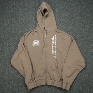 Darc Sport Hoodie Mens Medium Brown‎ FullZip Limited Edition Japan Wolves Club